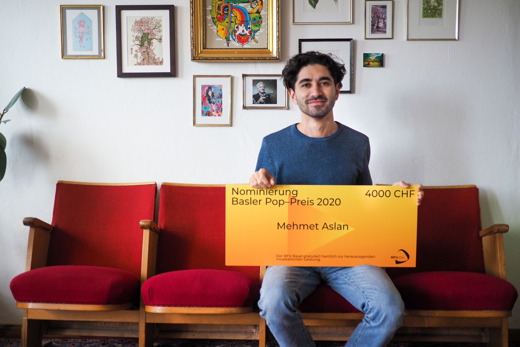 Mehmet Aslan, nominiert für den Basler Pop-Preis 2020 © Mehmet Aslan