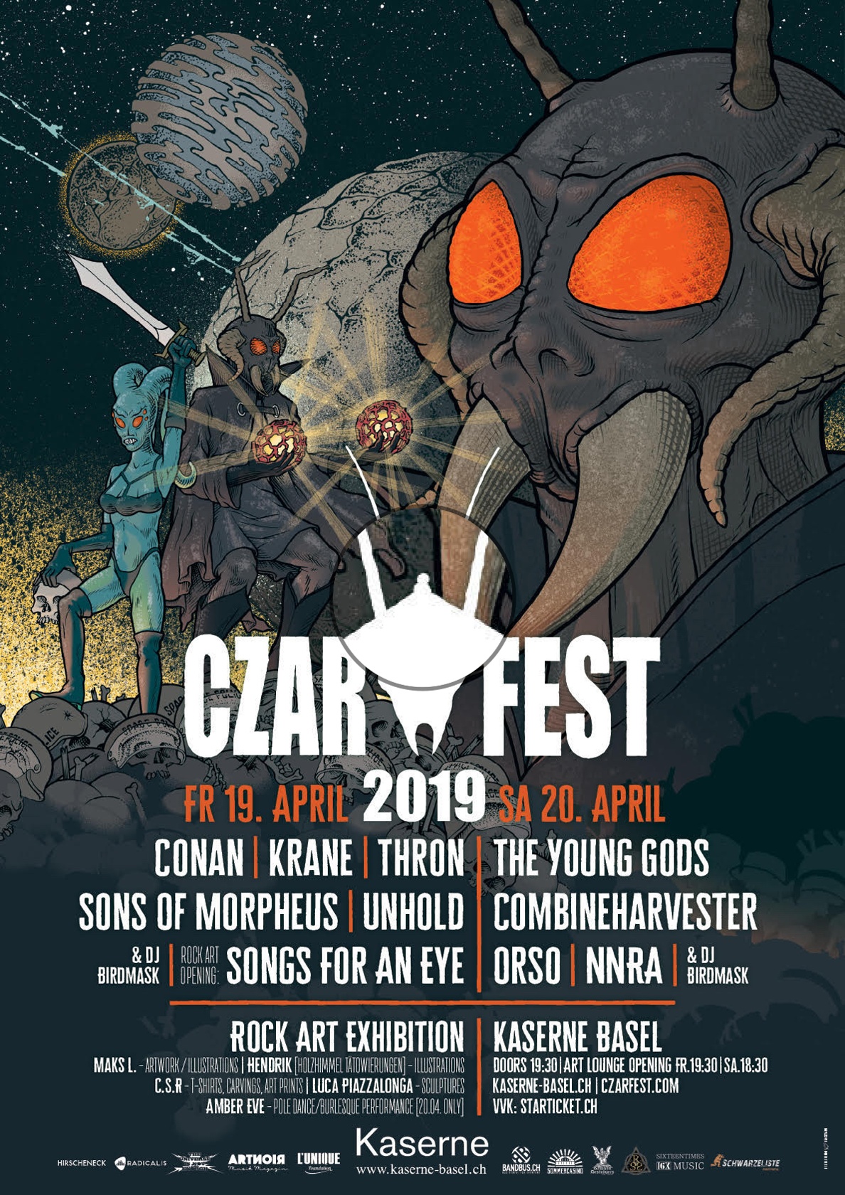 Czar Fest 2019 © Czar Of Crickets, Artwork Philipp Thöni 2019