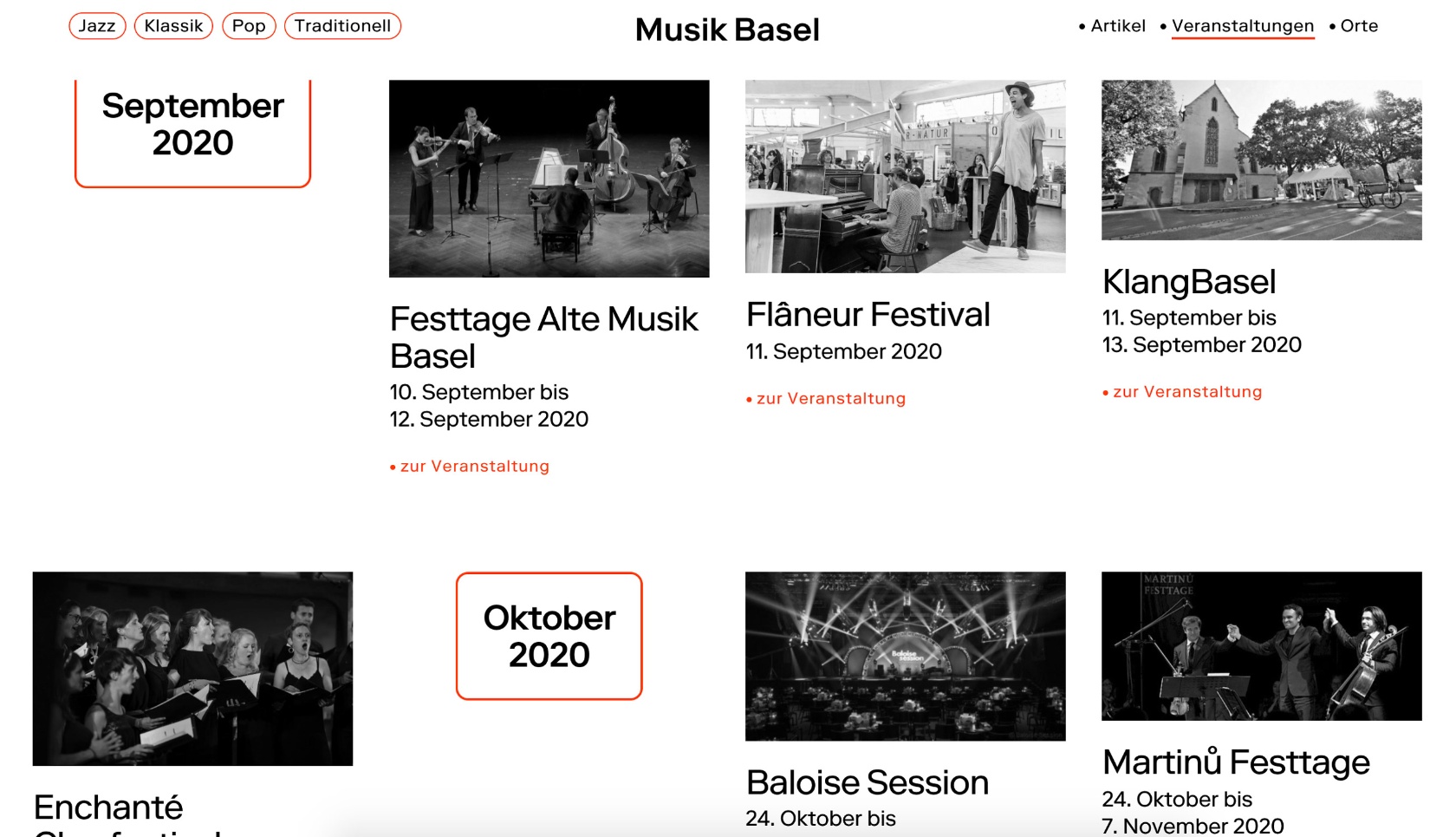 Musik Basel ist online: Veranstaltungen bei www.musik.bs © 2020