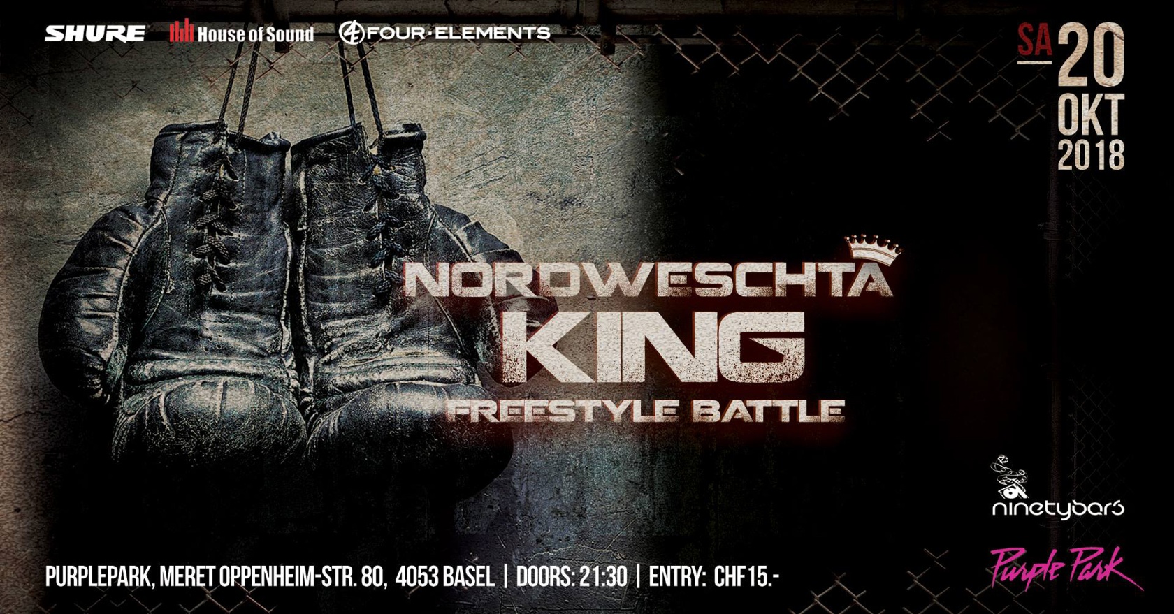 Nordweschtä King Freestyle Battle, Flyer © 2018
