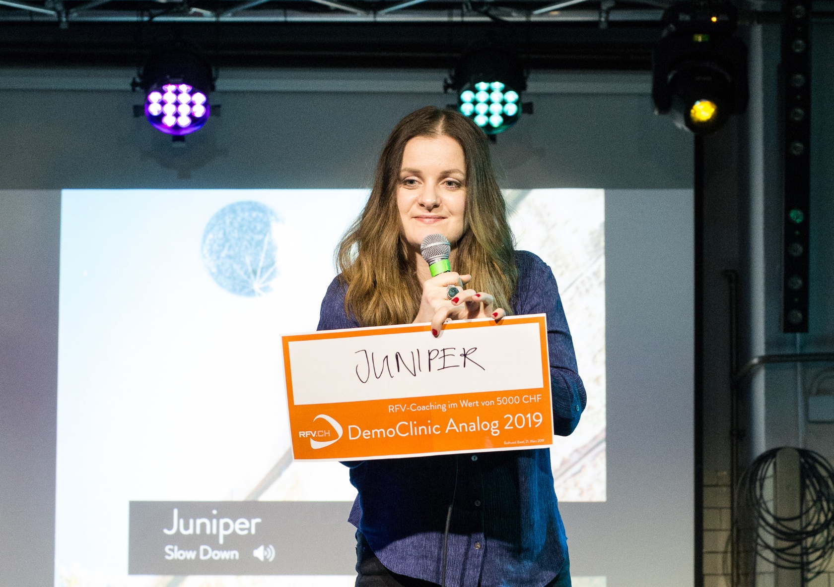 Jacqueline Visentin, Jurymitglied RFV-DemoClinic Analog 2019 © Anaïs Steiner 