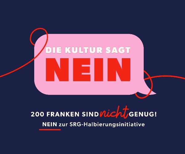 Abstimmungsempfehlung - Nein zur SRG-Halbierungsinitiative