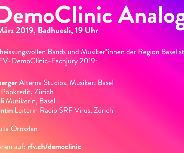 Handgemacht & kalt gepresst: RFV-DemoClinic Analog