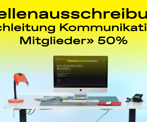 Stellenausschreibung - «Fachleitung Kommunikation & Mitglieder» 50%