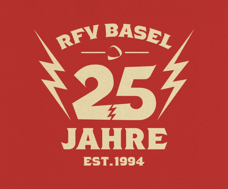 25 Jahre RFV Basel Kachel rot